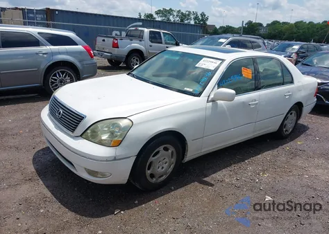 2001 Lexus Ls 430 из США, поврежденный, VIN JTHBN30F310019156